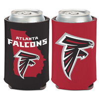 Atlanta Falcons State Shape Can Cooler 12 oz.