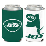 New York Jets STATE SHAPE Can Cooler 12 oz.