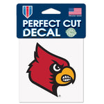 Wholesale-Louisville Cardinals Perfect Cut Color Decal 4" x 4"