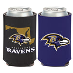 Baltimore Ravens STATE SHAPE Can Cooler 12 oz.