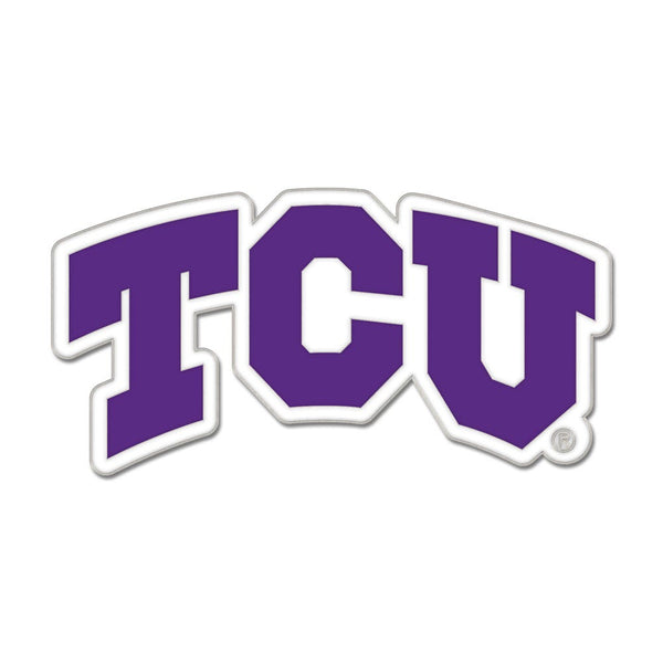 TCU Horned Frogs Collector Enamel Pin Jewelry Card