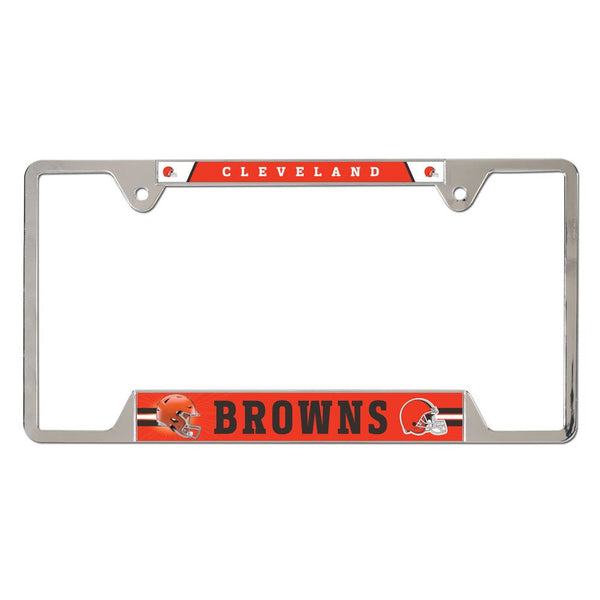 Cleveland Browns Metal License Plate Frame