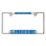 Detroit Lions Metal License Plate Frame