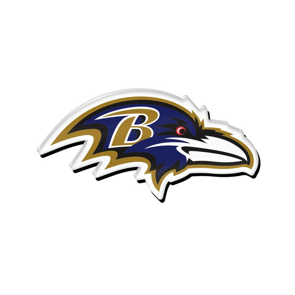 Baltimore Ravens Acrylic Pin Jewelry Card