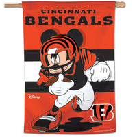 Cincinnati Bengals / Disney Mickey Mouse Vertical Flag 28" x 40"