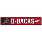 Arizona Diamondbacks Street / Zone Sign 3.75" x 19"