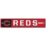 Cincinnati Reds Way Street / Zone Sign 3.75" x 19"