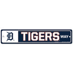 Detroit Tigers Way Street / Zone Sign 3.75" x 19"