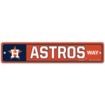 Houston Astros Way Street / Zone Sign 3.75" x 19"