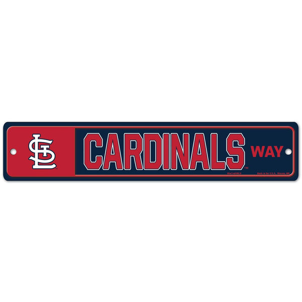 St. Louis Cardinals Street / Zone Sign 3.75" x 19"
