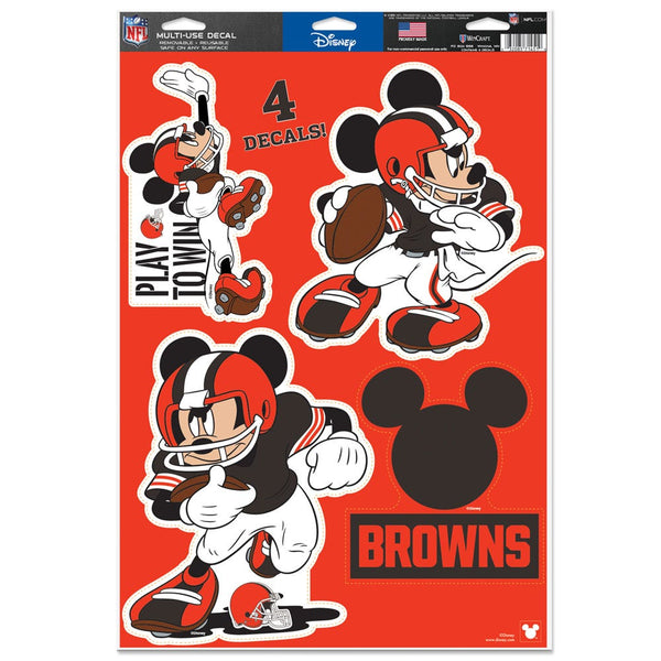Cleveland Browns / Disney Multi-Use Decal 11" x 17"