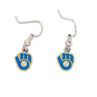 Milwaukee Brewers Earrings Jewelry Card