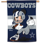 Dallas Cowboys / Disney Mickey Mouse Vertical Flag 28" x 40"