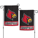 Louisville Cardinals Applique Garden Flags 12.5" x 18"