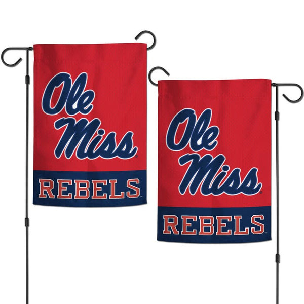 Ole Miss Rebels Applique Garden Flags 12.5" x 18"