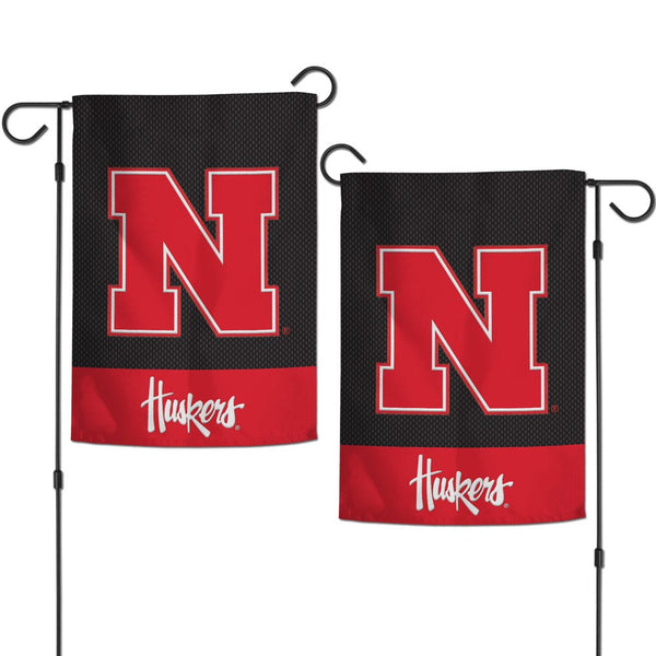 Nebraska Cornhuskers Applique Garden Flags 12.5" x 18"