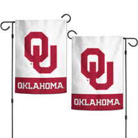 Oklahoma Sooners Applique Garden Flags 12.5" x 18"