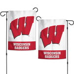 Wisconsin Badgers Applique Garden Flags 12.5" x 18"