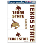 Wholesale-Texas State Bobcats Multi Use Decal 11" x 17"