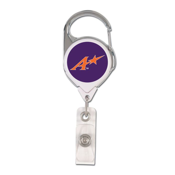 Wholesale-Evansville Purple Aces Retrct 2S Prem Badge Holders