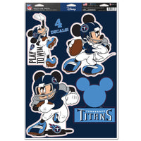 Tennessee Titans / Disney Mickey Mouse Multi-Use Decal 11" x 17"