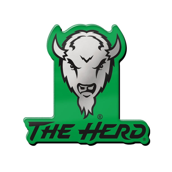 Marshall Thundering Herd Acrylic Pin Jewelry Card