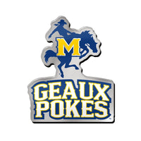 McNeese State Cowboys Acrylic Pin Jewelry Card