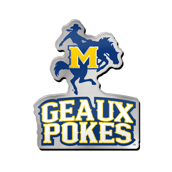 McNeese State Cowboys Acrylic Pin Jewelry Card