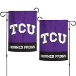 TCU Horned Frogs Applique Garden Flags 12.5" x 18"