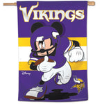 Minnesota Vikings / Disney Mickey Mouse Vertical Flag 28" x 40"