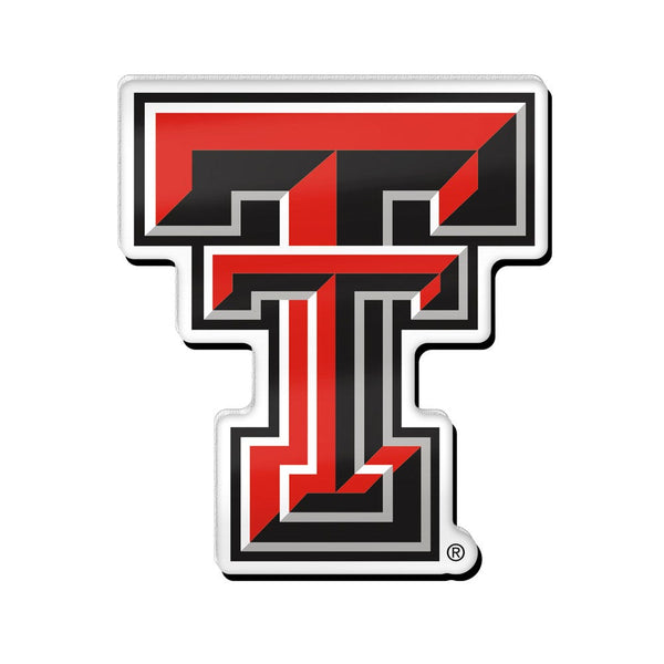 Texas Tech Red Raiders Primary Acrylic Pin Jewelry Card