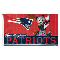 New England Patriots / Disney Mickey Mouse Flag - Deluxe 3' X 5'