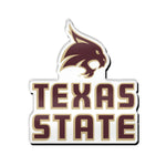 Texas State Bobcats SECONDARY Acrylic Pin Jewelry Card