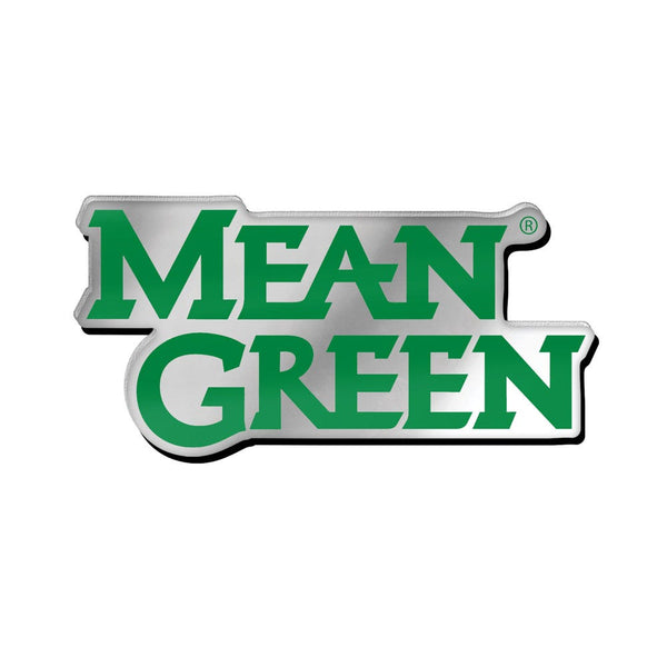 North Texas Mean Green Acrylic Pin Jewelry Card