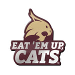 Texas State Bobcats Slogan Acrylic Pin Jewelry Card
