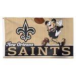 New Orleans Saints / Disney Mickey Mouse Flag - Deluxe 3' X 5'