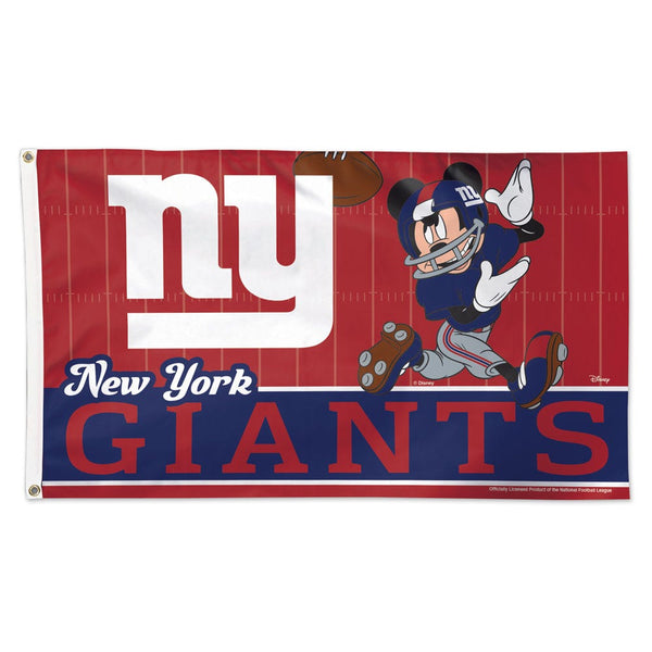 New York Giants / Disney Mickey Mouse Flag - Deluxe 3' X 5'