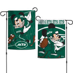 New York Jets / Disney Garden Flags 2 sided 12.5" x 18"