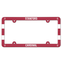 Stanford Cardinal Lic Plate Frame Full Color