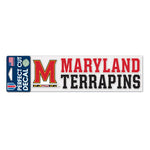 Wholesale-Maryland Terrapins STACKED Perfect Cut Decals 3" x 10"