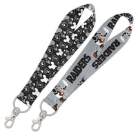Las Vegas Raiders / Disney Mickey Mouse Lanyard Key Strap 1"