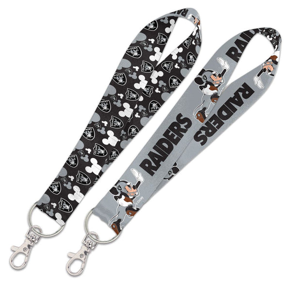 Las Vegas Raiders / Disney Mickey Mouse Lanyard Key Strap 1"
