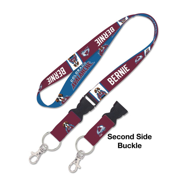 Colorado Avalanche BERNIE Lanyard w/detachable buckle 1"