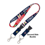 Columbus Blue Jackets STINGER Lanyard w/detachable buckle 1"