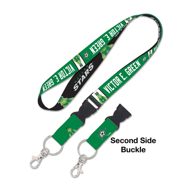 Dallas Stars VICTOR E. GREEN Lanyard w/detachable buckle 1"