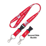 Detroit Red Wings AL THE OCTOPUS Lanyard w/detachable buckle 1"