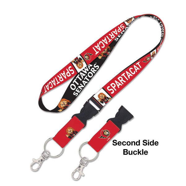 Ottawa Senators SPARTACAT Lanyard w/detachable buckle 1"