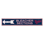 Minnesota Twins Wood Sign 6"x36" 3/8" thick