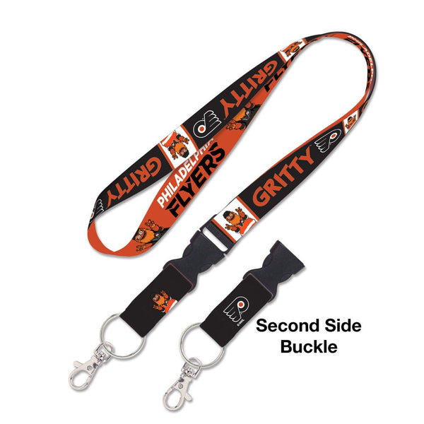 Philadelphia Flyers GRITTY Lanyard w/detachable buckle 1"