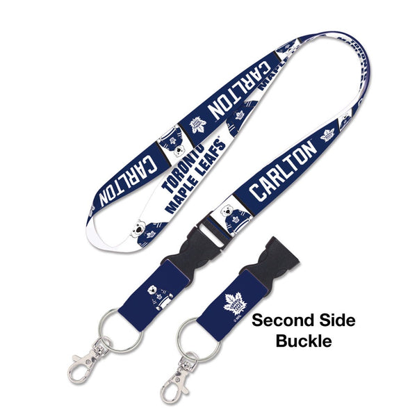 Toronto Maple Leafs CARLTON Lanyard w/detachable buckle 1"